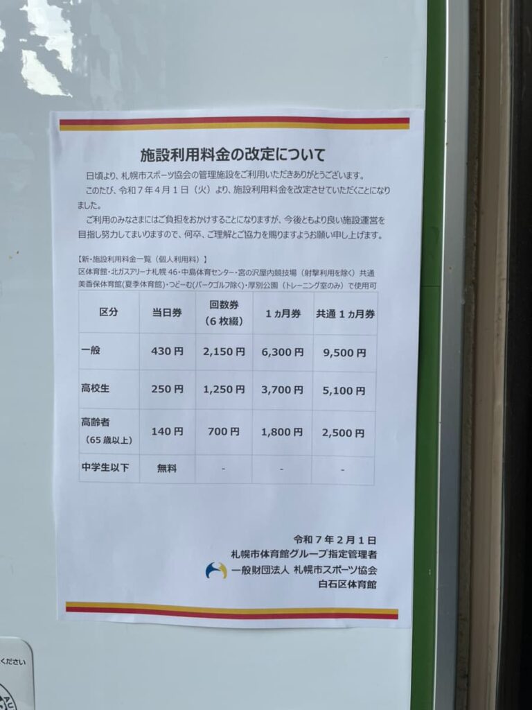 白石区体育館の写真