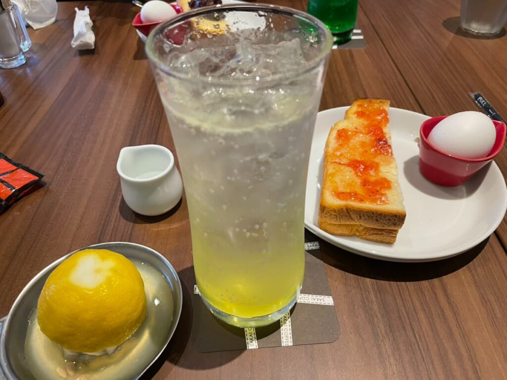 さかい珈琲ラソラ店のレモネードの写真