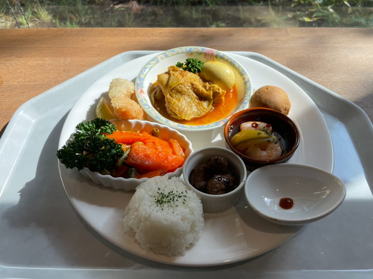 地球ランチプレートの写真