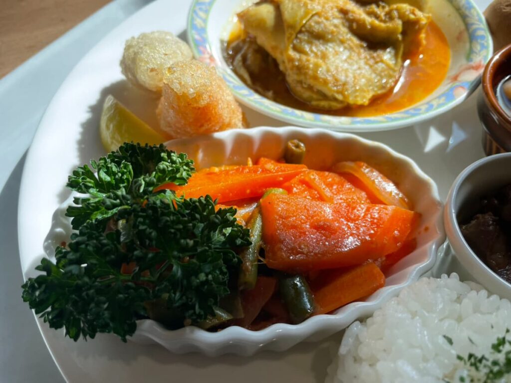 地球ランチプレートの写真