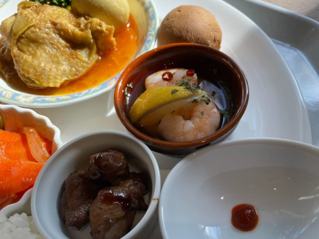 地球ランチプレートの写真