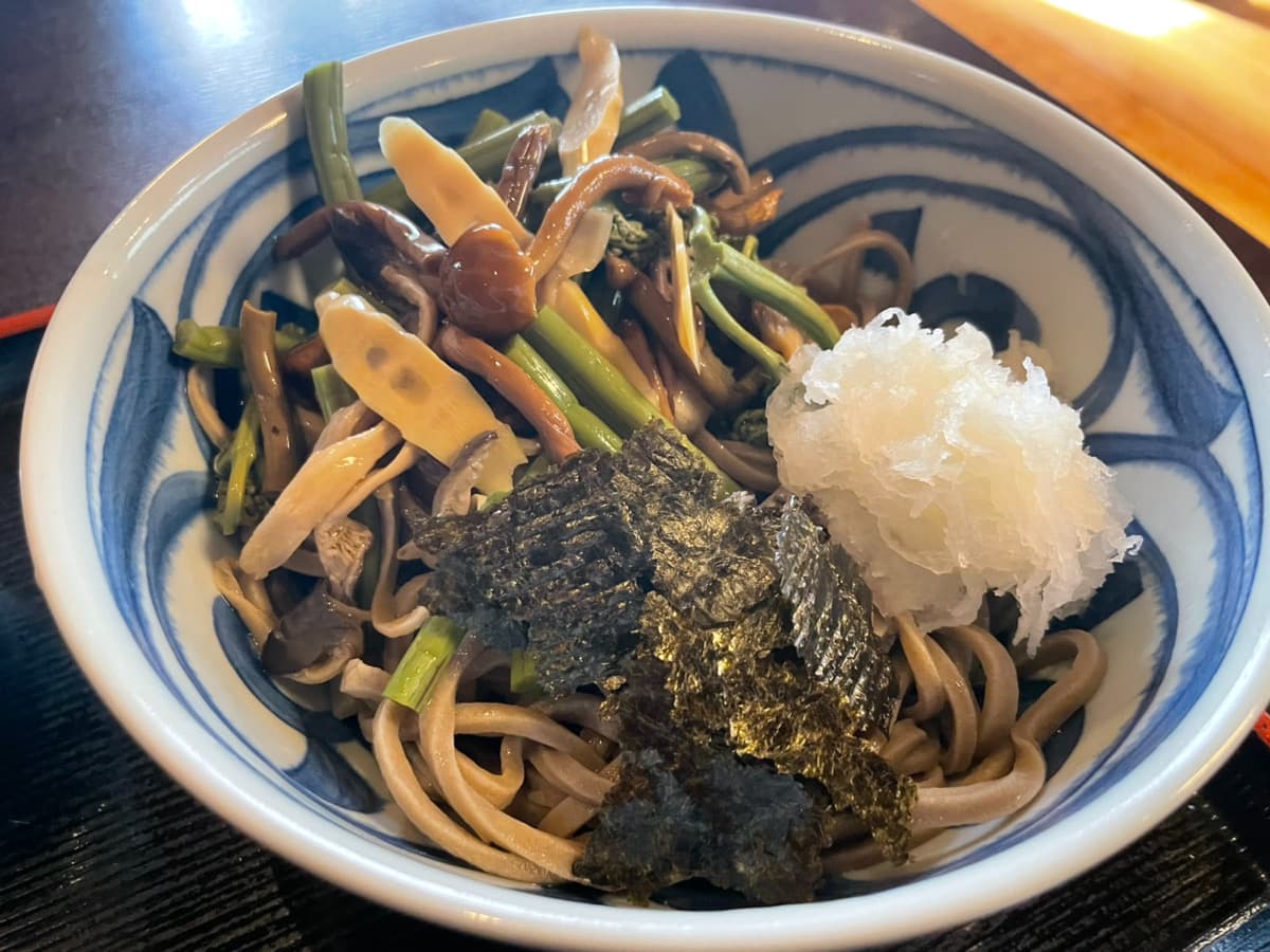 蕎傳の蕎麦の写真